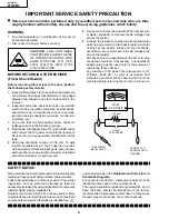 Preview for 2 page of Sharp PZ-43MR2U Service Manual