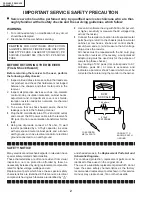 Preview for 2 page of Sharp PZ-50HV2 Service Manual