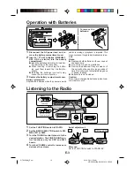 Preview for 4 page of Sharp QT-222W Operation Manual