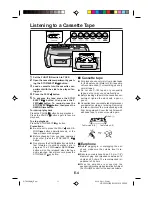 Preview for 5 page of Sharp QT-222W Operation Manual