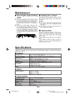 Preview for 7 page of Sharp QT-222W Operation Manual