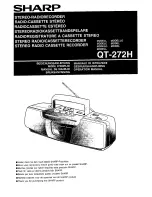 Sharp QT-272H Operation Manual предпросмотр