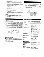 Preview for 10 page of Sharp QT-272H Operation Manual