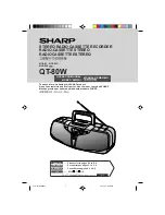 Preview for 1 page of Sharp QT-80W Operation Manual