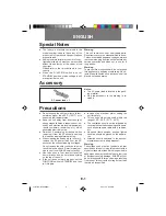 Preview for 2 page of Sharp QT-80W Operation Manual