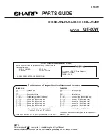 Preview for 15 page of Sharp QT-80W Service Manual