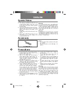 Preview for 2 page of Sharp QT-90W Operation Manual