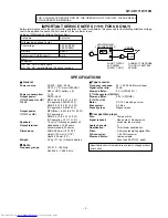 Предварительный просмотр 3 страницы Sharp QT-CD110H Service Manual