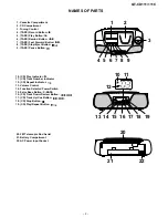 Предварительный просмотр 3 страницы Sharp QT-CD111 Service Manual