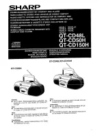 Предварительный просмотр 1 страницы Sharp QT-CD150H Operation Manual