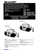 Предварительный просмотр 1 страницы Sharp QT-CD177H Operation Manual