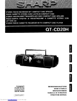 Предварительный просмотр 1 страницы Sharp QT-CD20H (German) Operation Manual