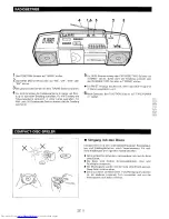 Предварительный просмотр 9 страницы Sharp QT-CD20H (German) Operation Manual