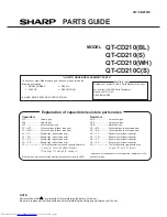 Предварительный просмотр 23 страницы Sharp QT-CD210 Service Manual