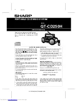 Sharp QT-CD250H Operation Manual предпросмотр