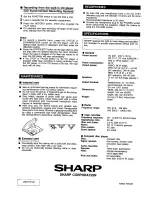 Preview for 27 page of Sharp QT-CD44H Operation Manual