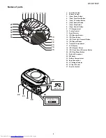 Предварительный просмотр 4 страницы Sharp QT-CD700W Service Manual