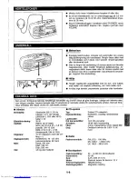 Предварительный просмотр 39 страницы Sharp QT-CH88H Operation Manual