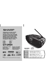 Sharp QT-UH5H Operation Manual preview