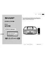 Sharp QT-V5E Operation Manual preview