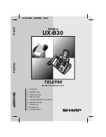 Sharp Quick48 UX-B30 Owner'S Manual предпросмотр