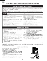 Preview for 22 page of Sharp R-120DB Service Manual