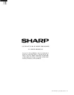 Preview for 36 page of Sharp R-120DB Service Manual