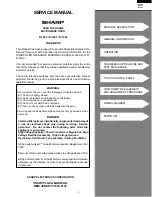 Preview for 5 page of Sharp R-1480 Service Manual