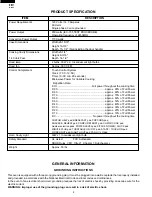 Preview for 6 page of Sharp R-1480 Service Manual