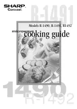 Preview for 1 page of Sharp R-1490 Cooking Manual