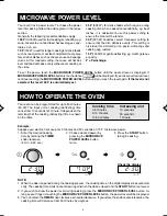 Preview for 9 page of Sharp R-15AM Operation Manual