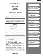 Preview for 3 page of Sharp R-15AT Service Manual