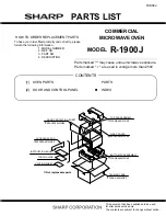 Preview for 45 page of Sharp R-1900J Service Manual