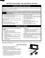 Preview for 22 page of Sharp R-200BK Service Manual