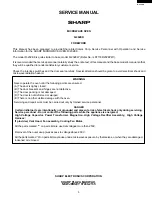 Preview for 5 page of Sharp R-202EK Supplemental Service Manual