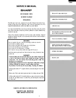 Preview for 5 page of Sharp R-202EW Service Manual