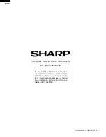 Preview for 36 page of Sharp R-202EW Service Manual