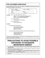 Preview for 2 page of Sharp R-204C Operation Manual