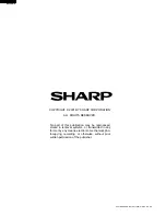 Preview for 36 page of Sharp R-204EWA Service Manual