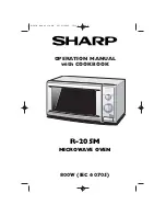 Preview for 1 page of Sharp R-205M Operation Manual With Cookbook