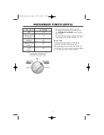 Preview for 9 page of Sharp R-205M Operation Manual With Cookbook