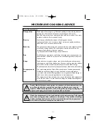 Preview for 13 page of Sharp R-205M Operation Manual With Cookbook