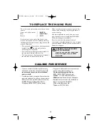 Preview for 32 page of Sharp R-205M Operation Manual With Cookbook