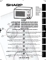 Sharp R-207 Operation Manual With Cookbook preview