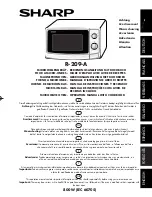 Preview for 1 page of Sharp R-209-A Operation Manual