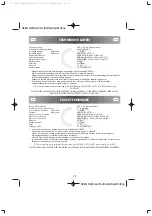 Preview for 134 page of Sharp R-209 Operation Manual With Cookbook