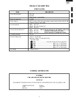 Preview for 7 page of Sharp R-209FW Service Manual