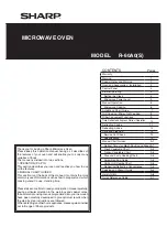 Preview for 1 page of Sharp R-20A0 User Manual