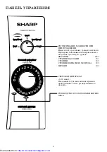 Preview for 6 page of Sharp R-210B Operation Manual And Cooking Manual