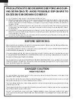 Preview for 2 page of Sharp R-2110JK Service Manual